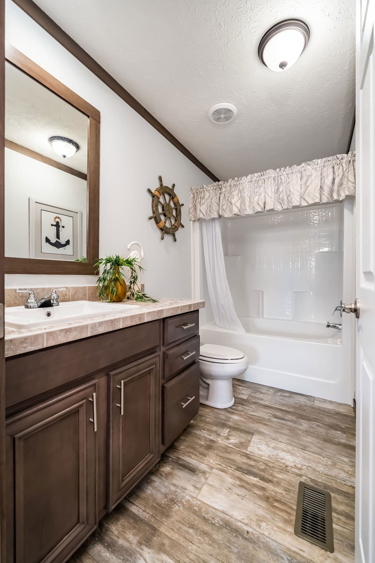 The turner bathroom home features