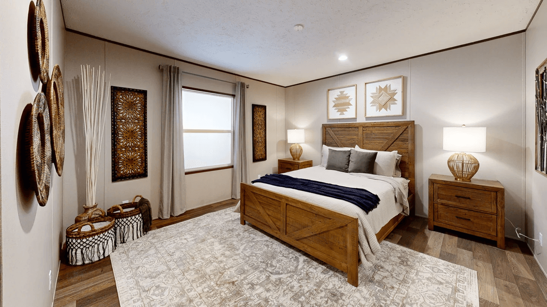 Maple bedroom home features