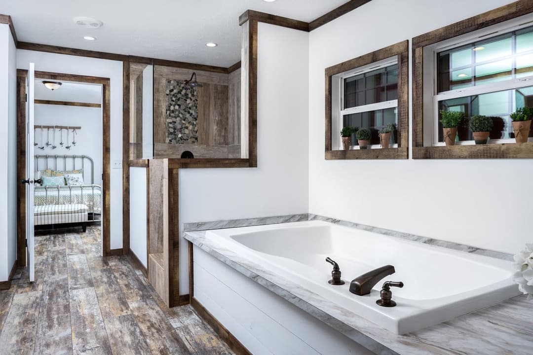 The liza jane bathroom home features