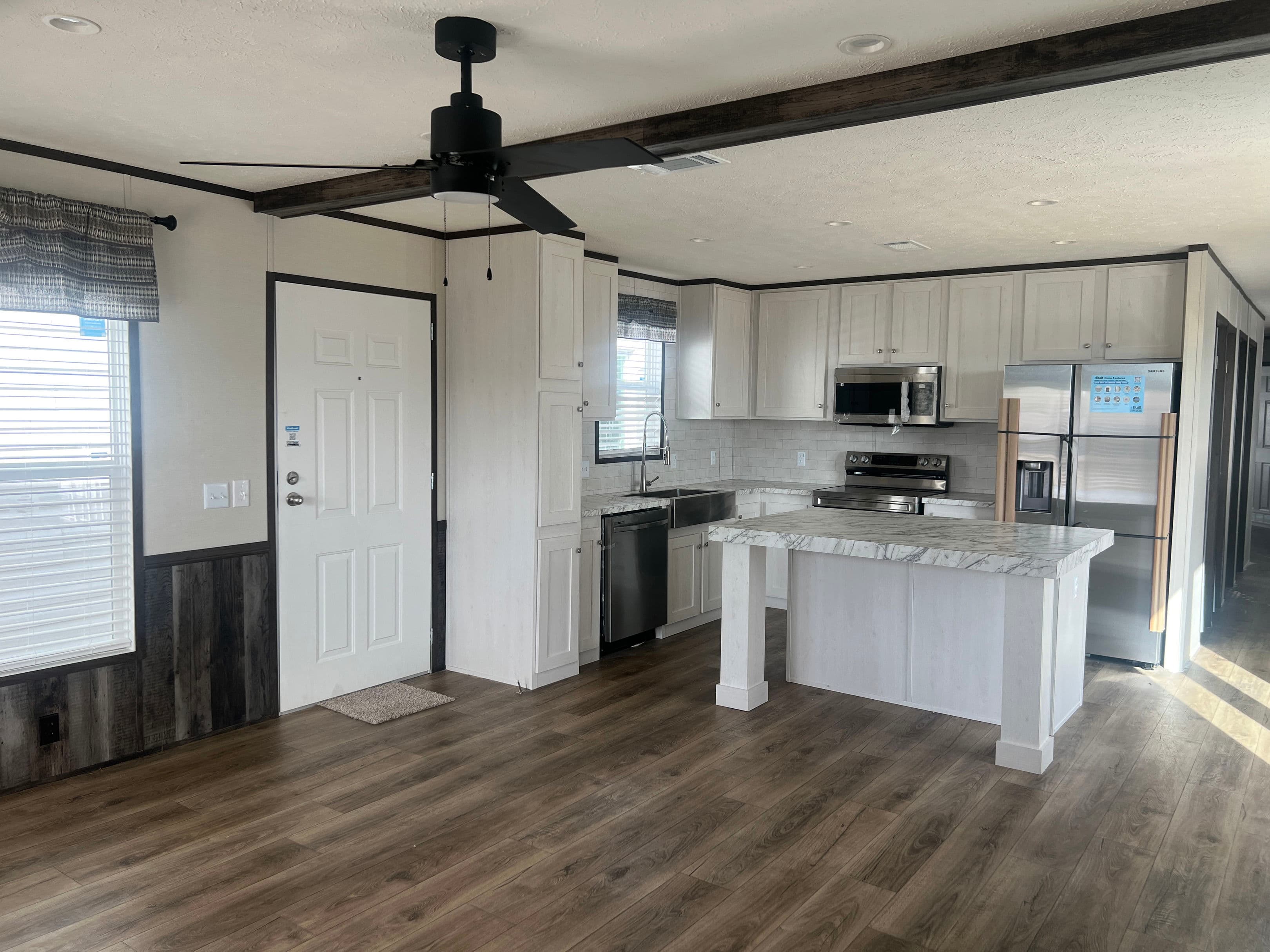 The lodge interior home features