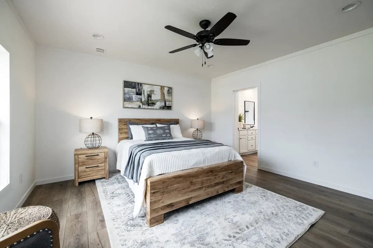 The anna fae bedroom home features