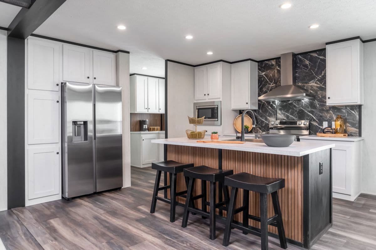 The dark nova kitchen home features