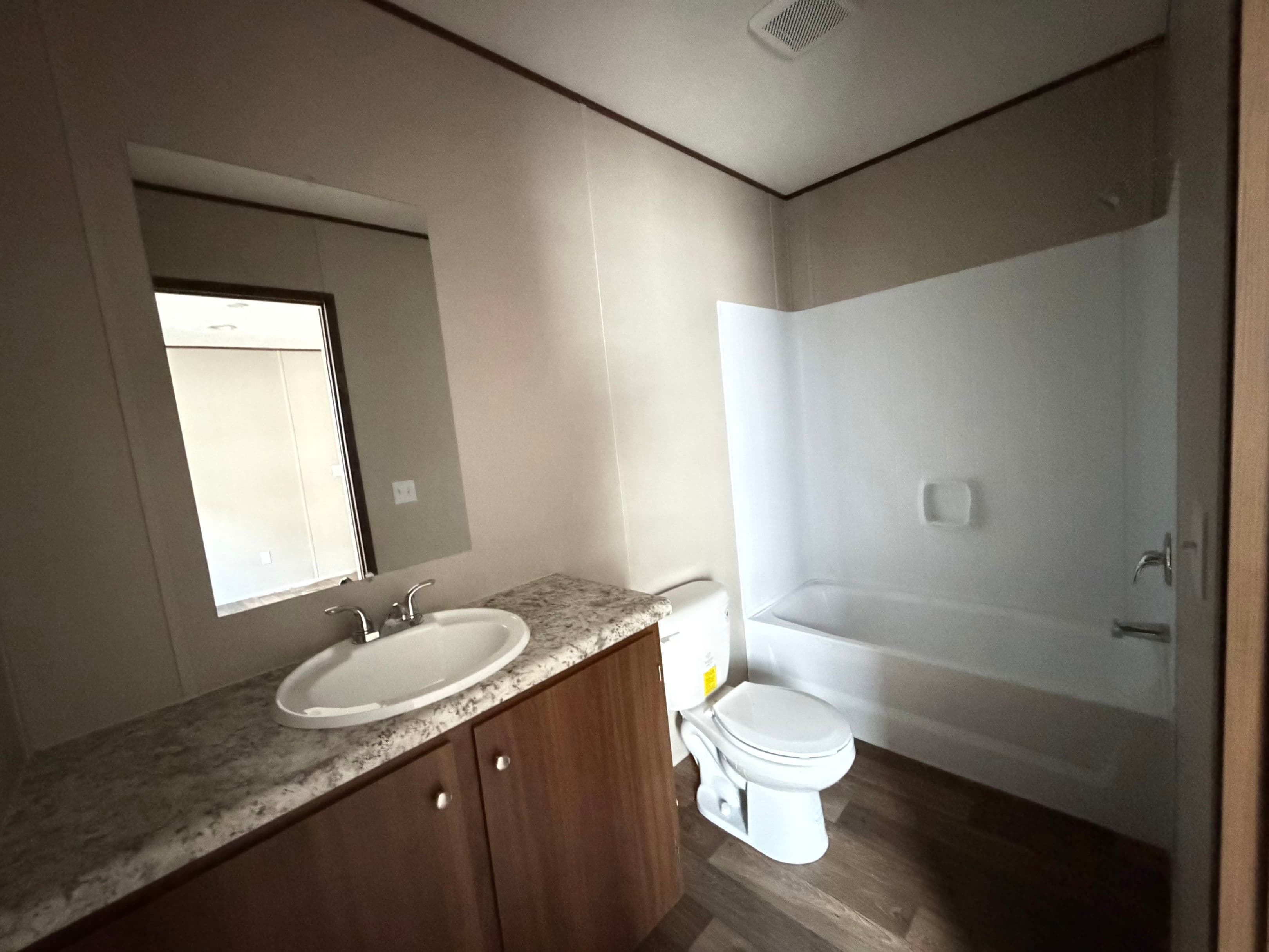 Hickory bathroom home features