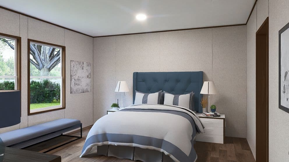 Cedar bedroom home features