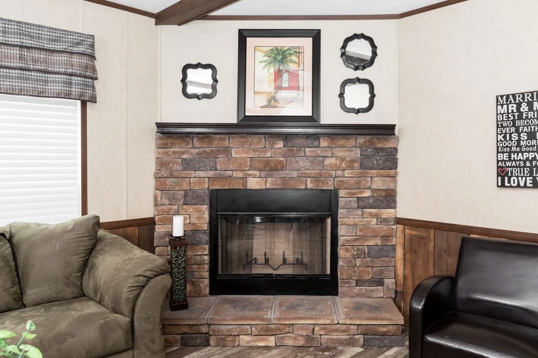 The riverway interior home features