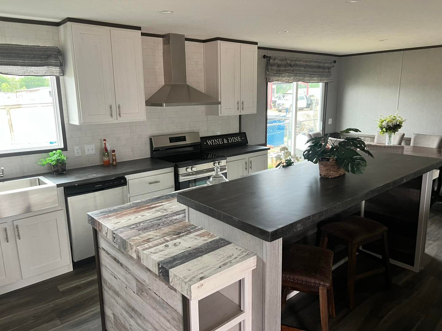 The shoreline hero and interior home features