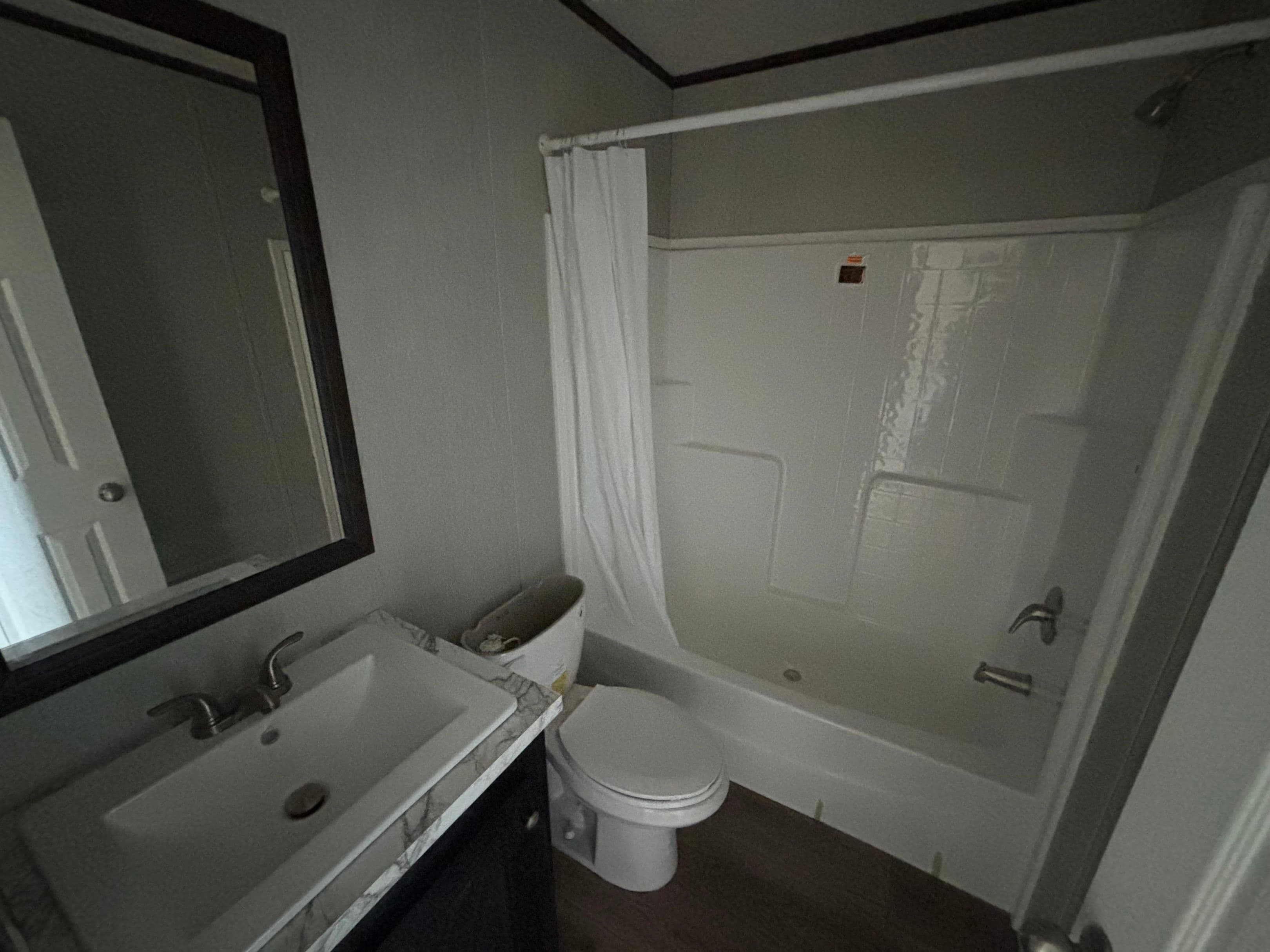 The sherman bathroom home features