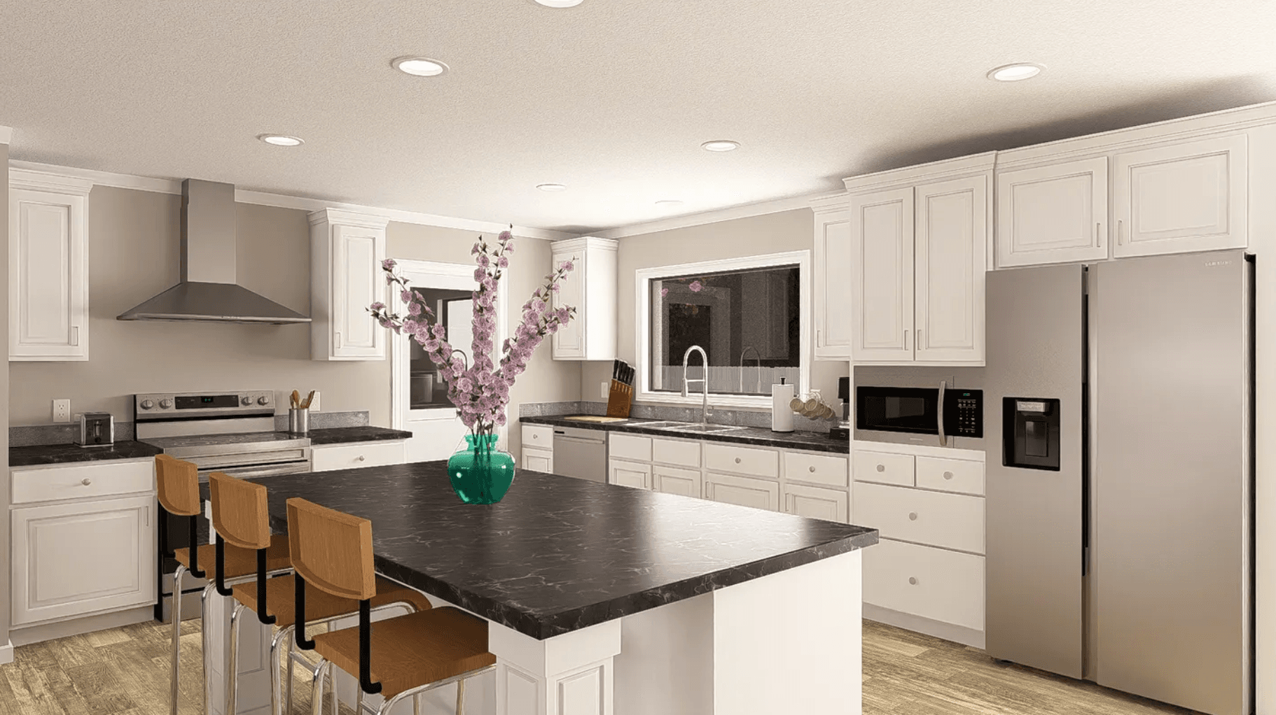 The big easy kitchen home features