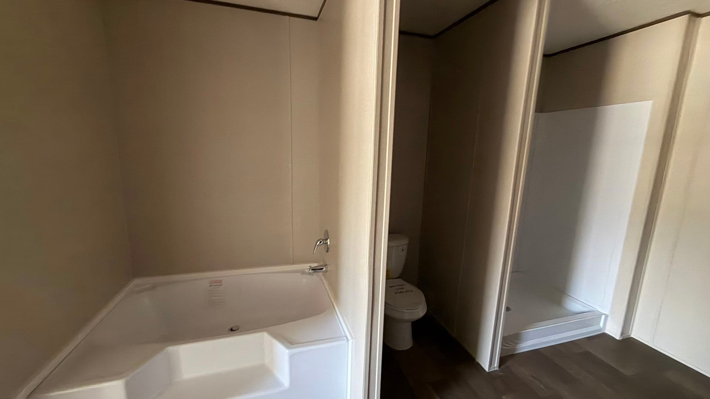 Redwood bathroom home features