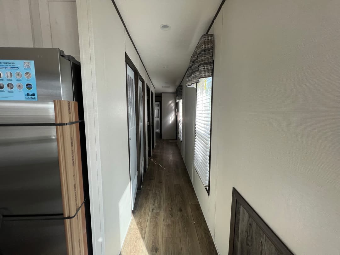 The lodge interior home features