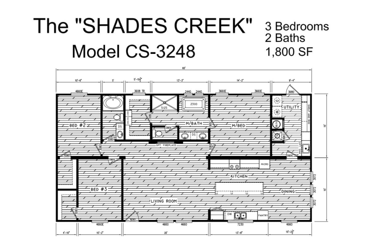 Shades creek floor plan home features