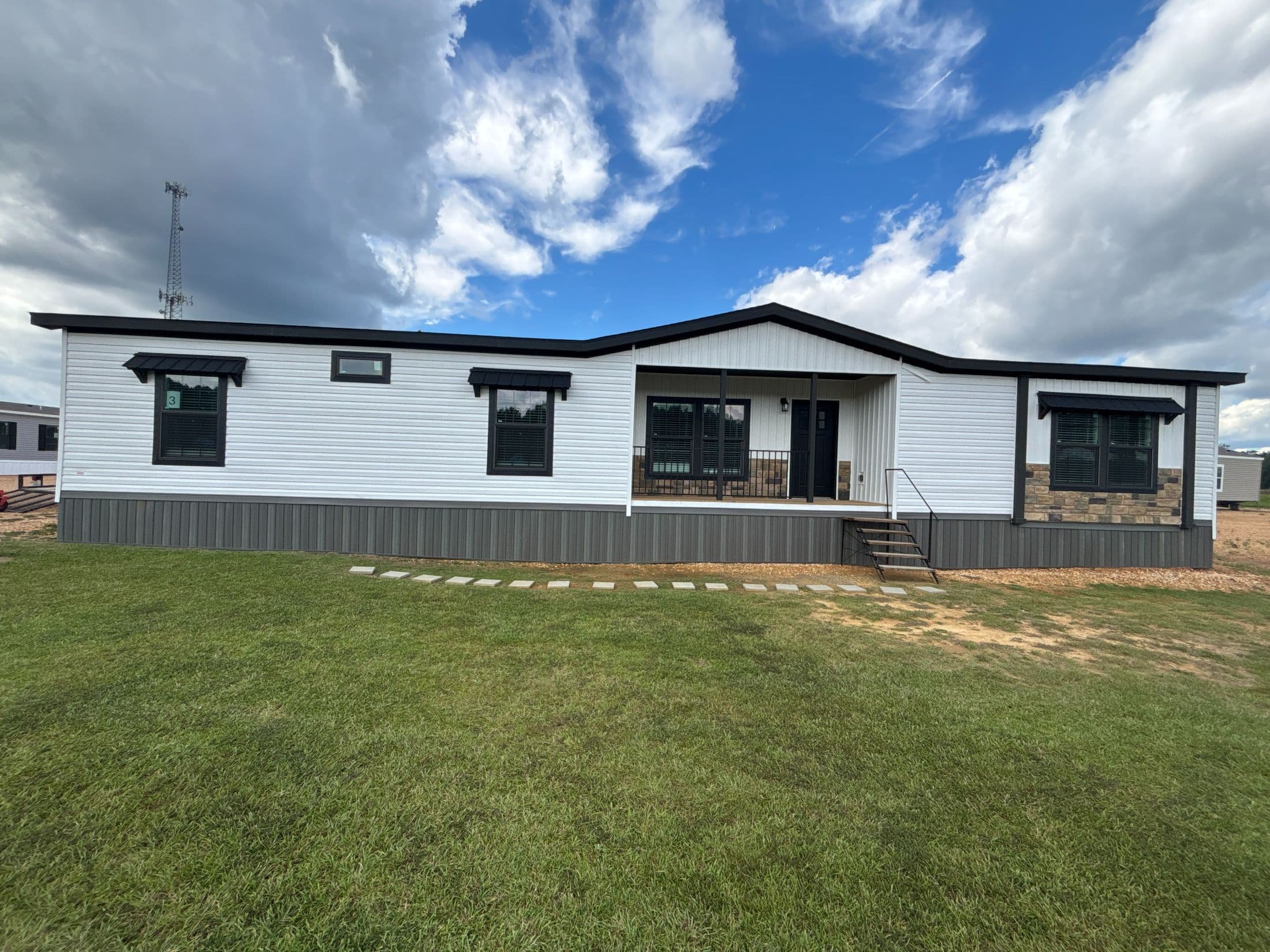 The mill house elevation and exterior home features