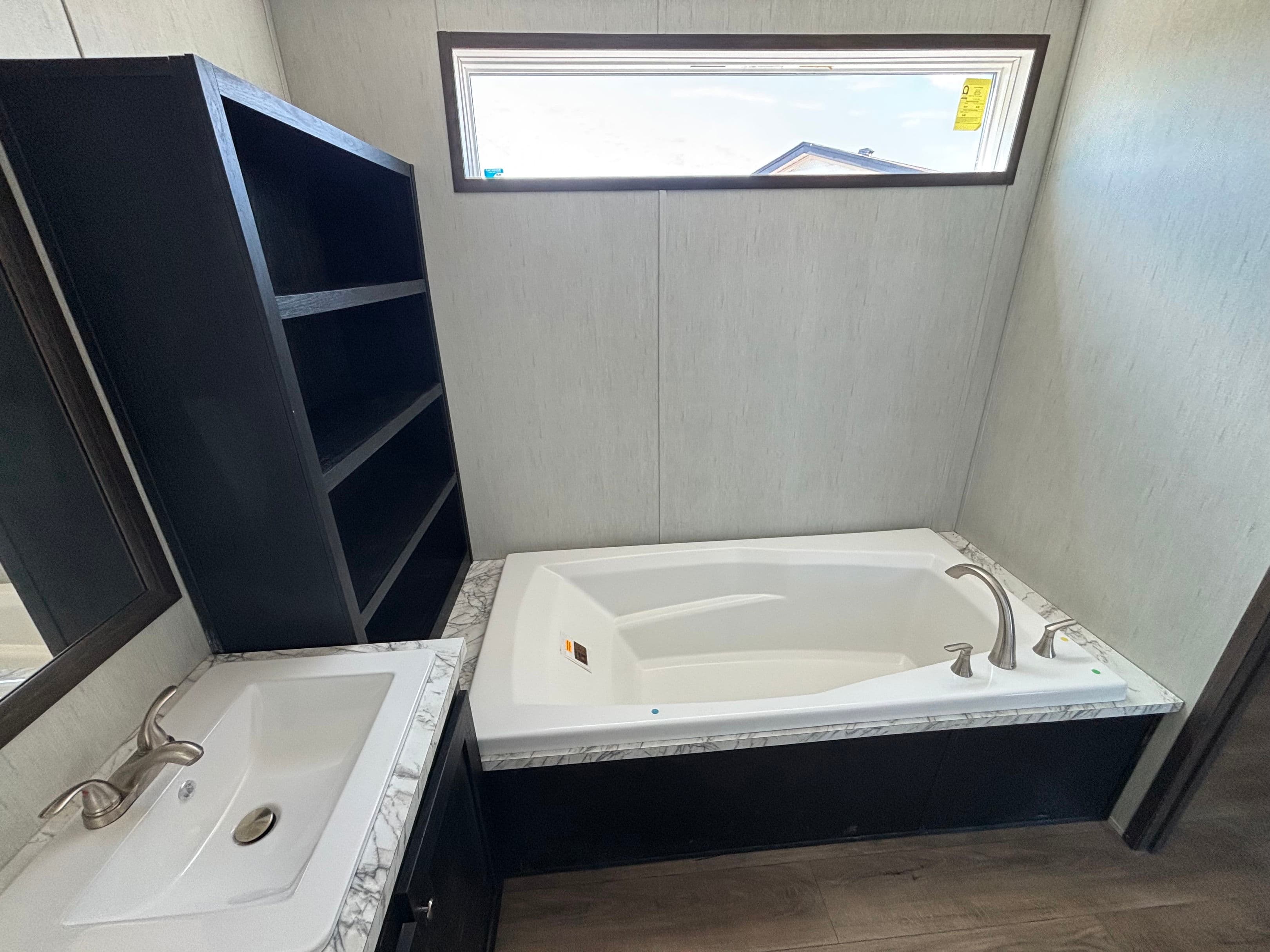 The sherman bathroom home features