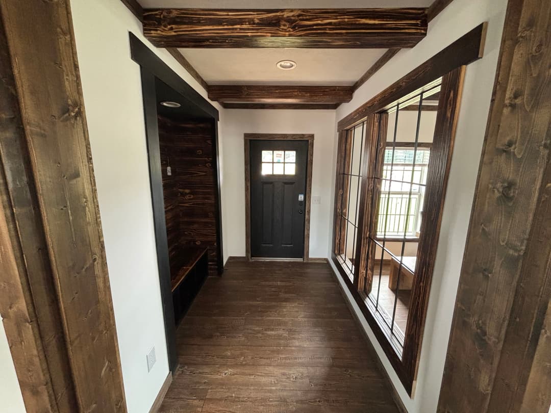 The mill house interior home features