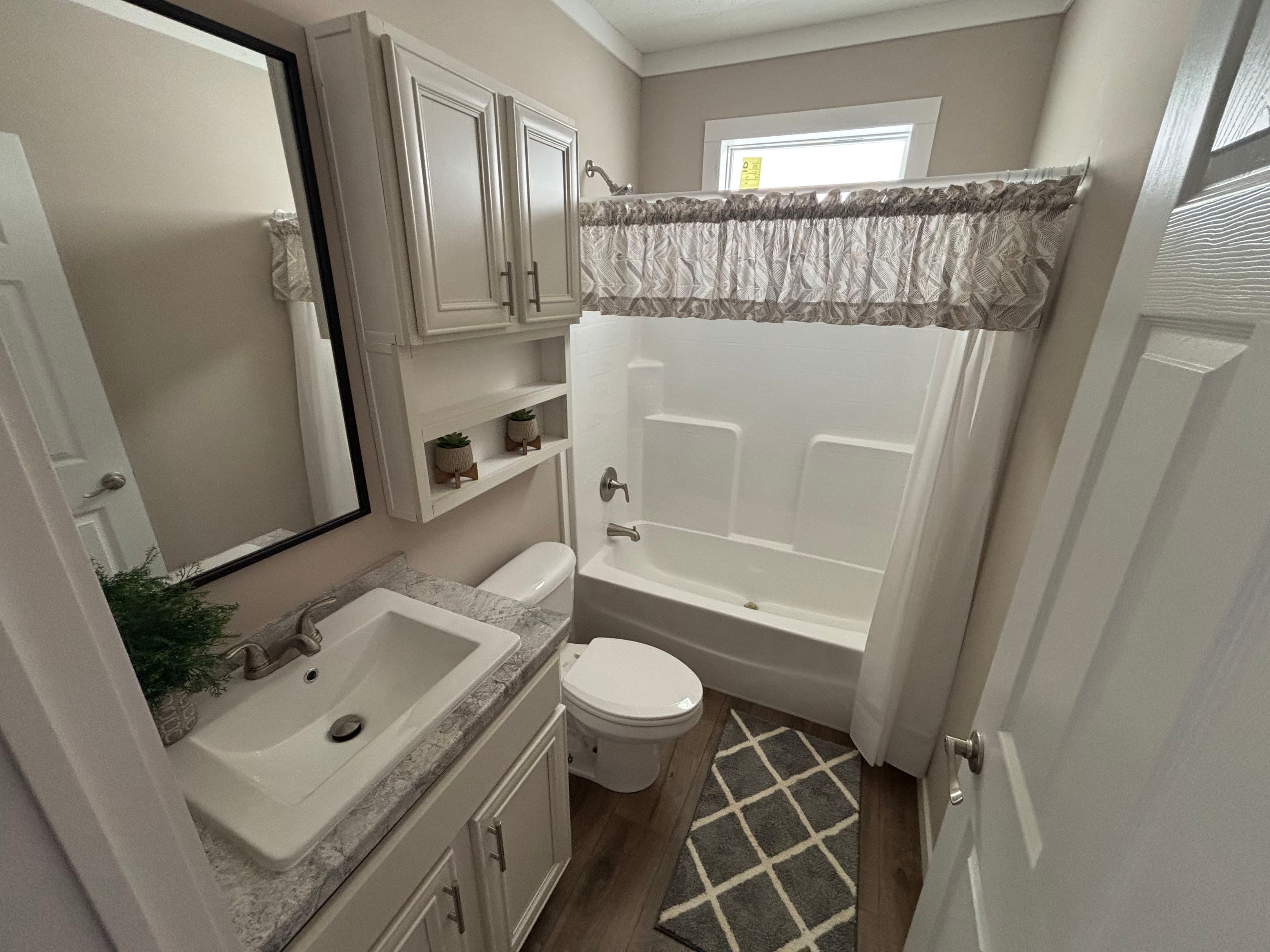 The jefferson bathroom home features