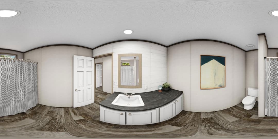 The southern farmhouse 1585 bathroom home features