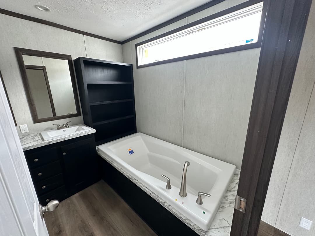 The sherman bathroom home features