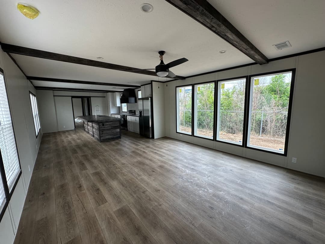 The seaside interior home features