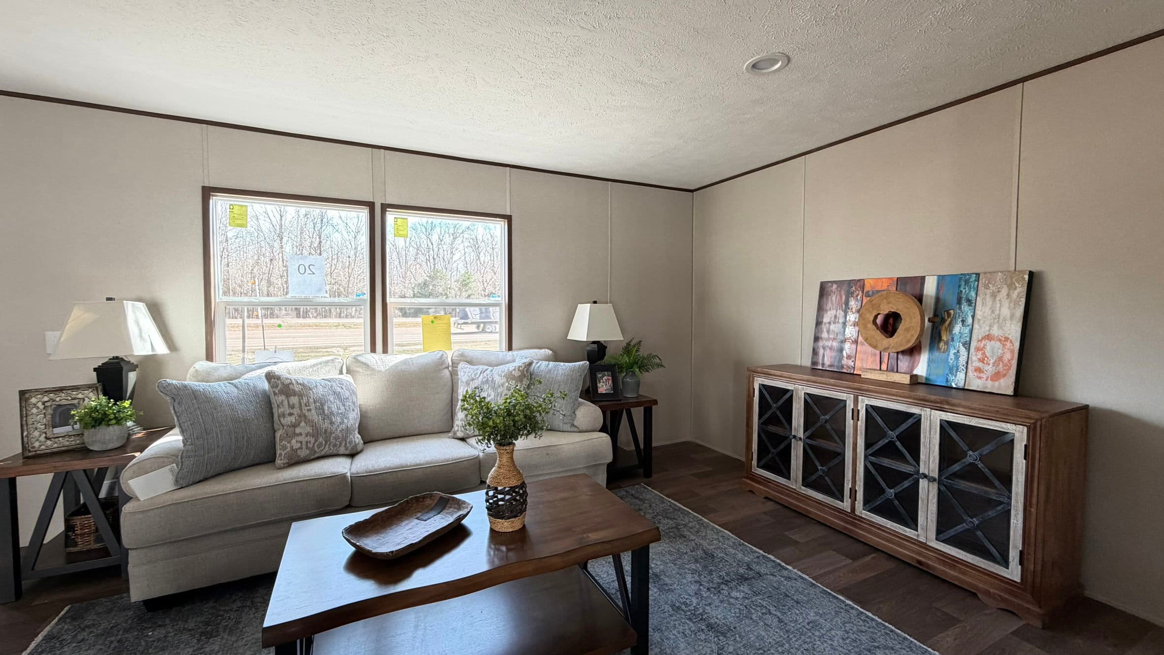 Redwood interior home features