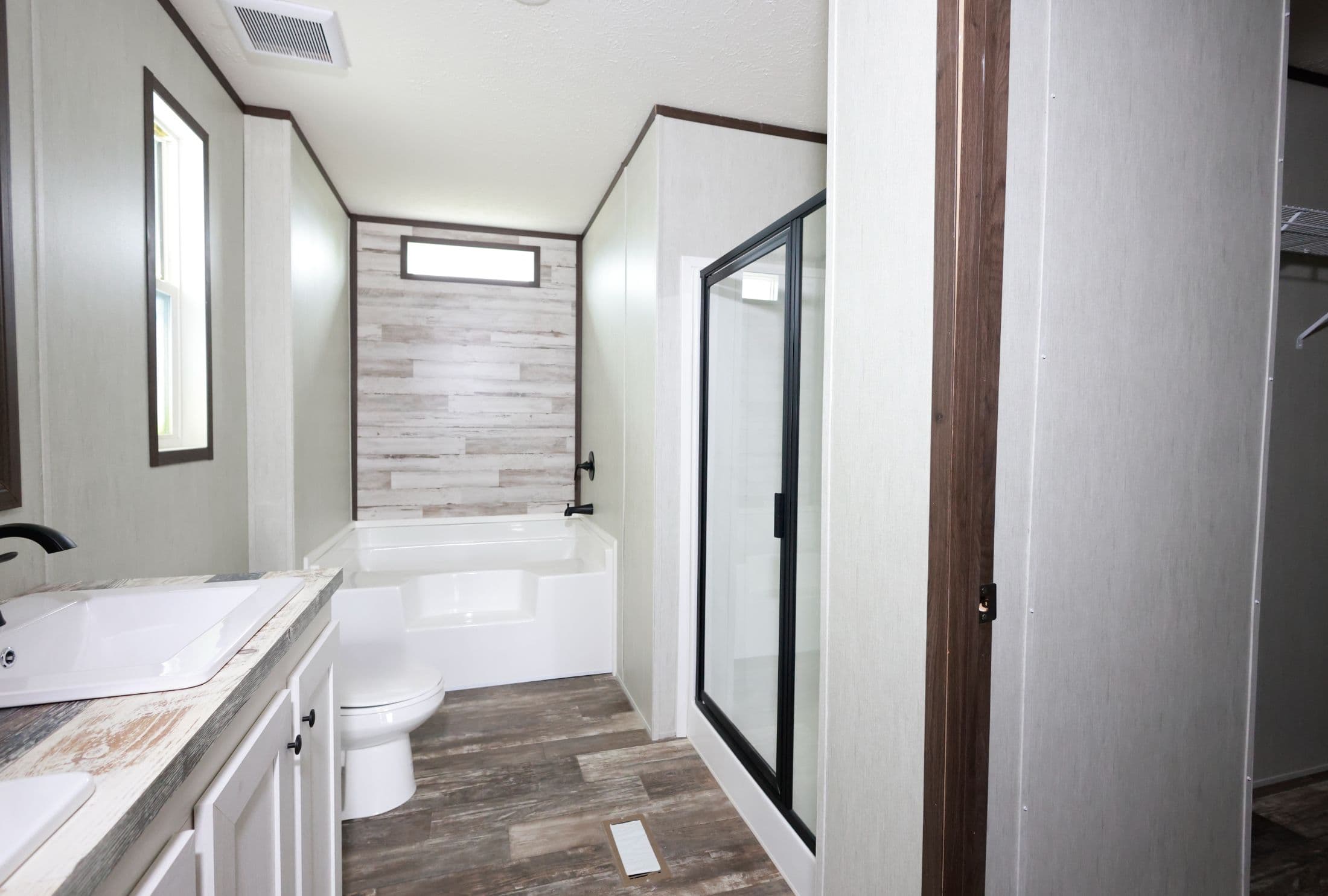Magnolia bathroom home features