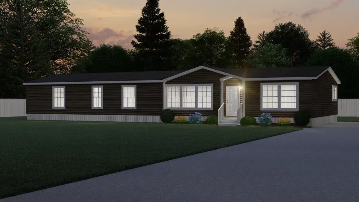 The leahy elevation and exterior home features