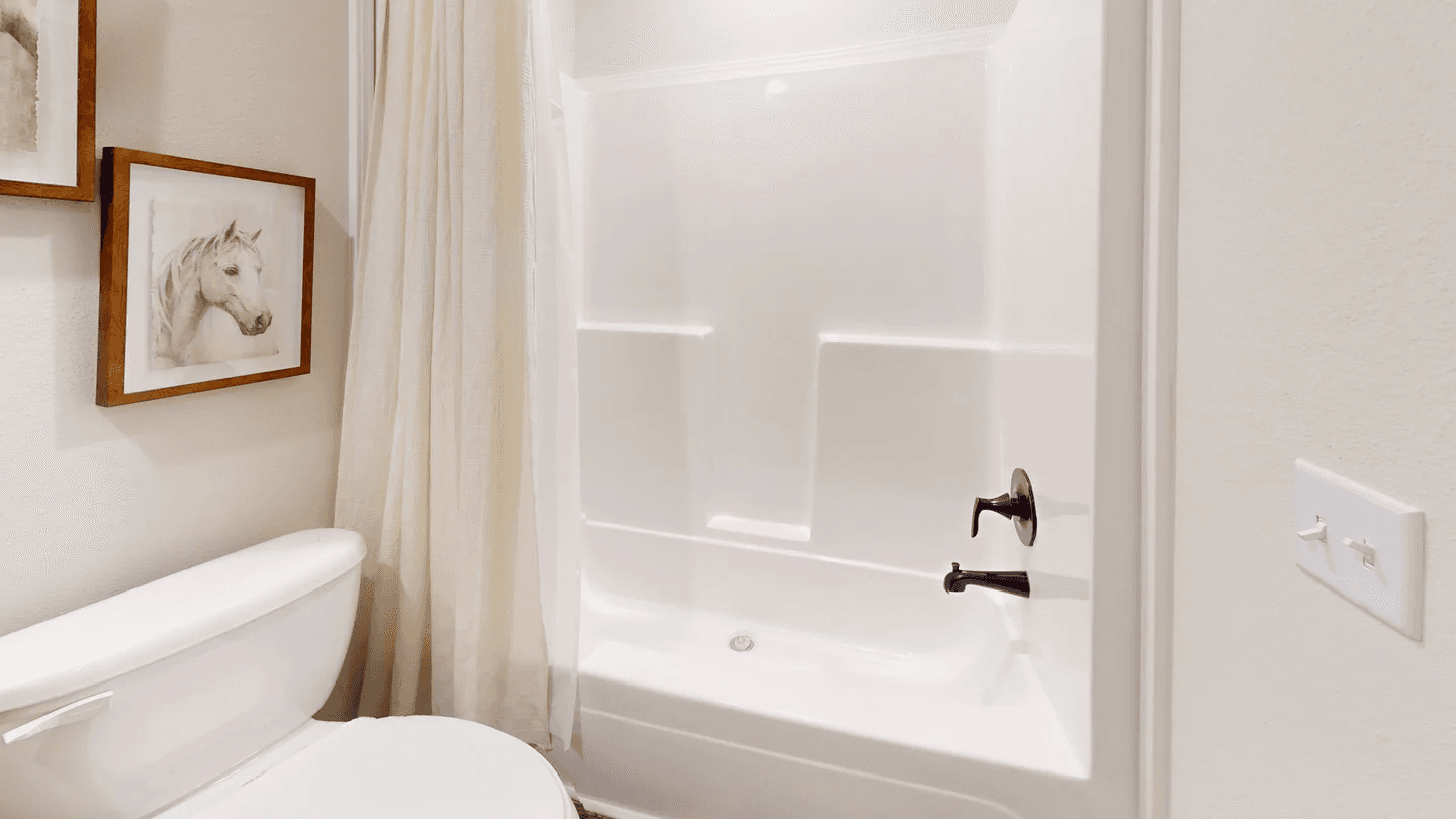 Boujee lux bathroom home features