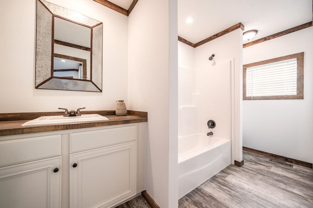 The avalyn bathroom home features