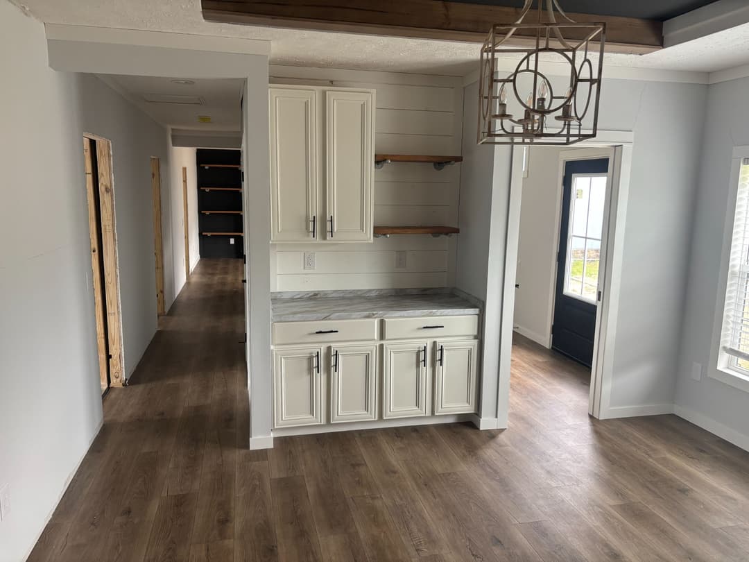 The magnolia interior home features