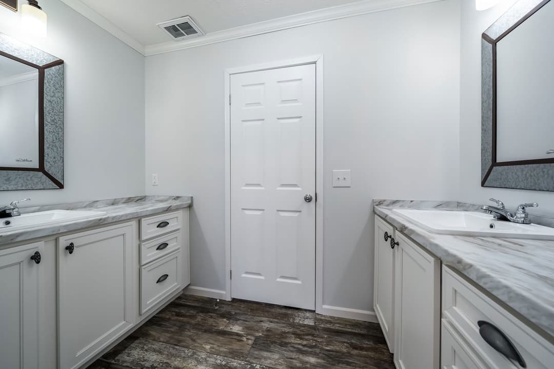 The leahy bathroom home features