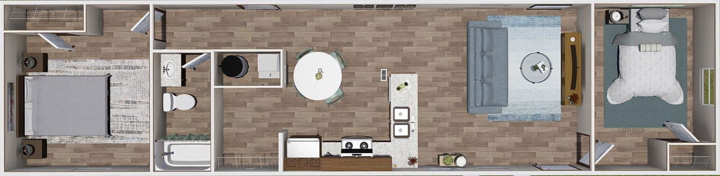 Bliss floor plan home features