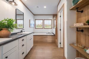 The reed bathroom home features