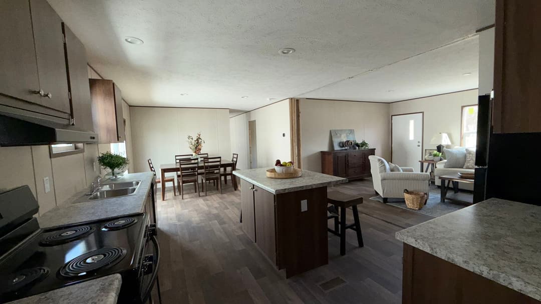 Redwood kitchen home features