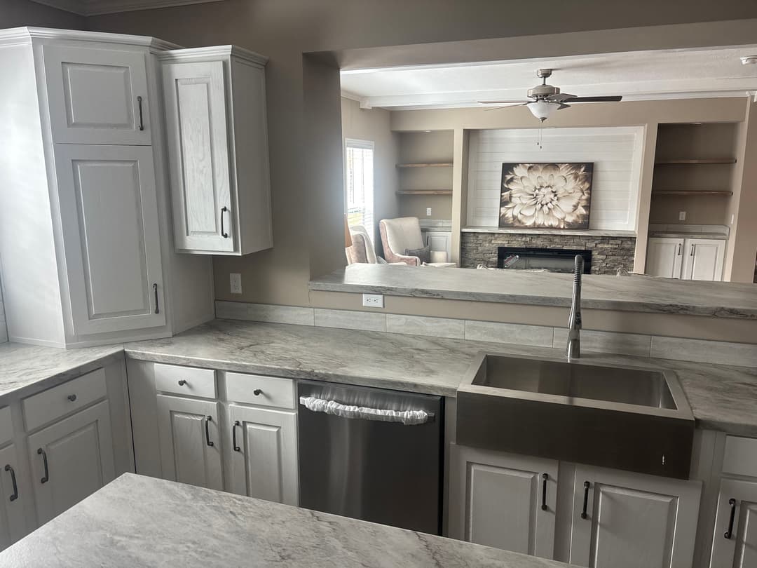 The hexagon kitchen home features