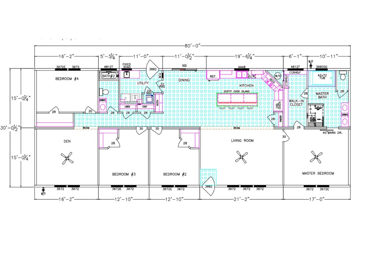 The maggie floor plan home features